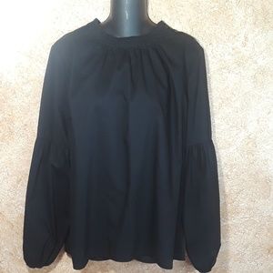 Worthington long sleeve high neck top